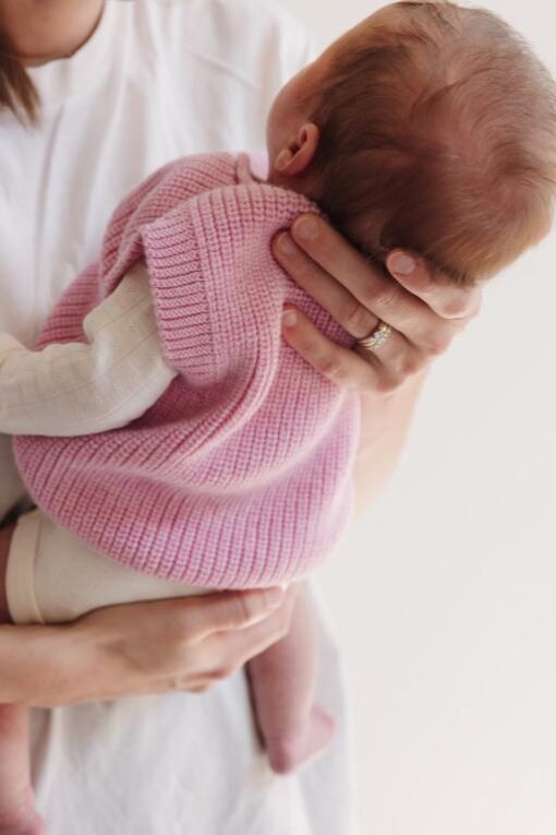 Hvid - Vest Harvey Baby Cotton Candy – Bild 4