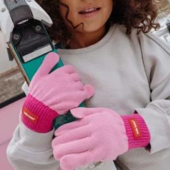 Alternative view of Hello Hossy - Handschuhe Handy Lotus