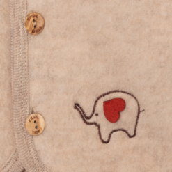 Alternative view of Engel Natur - Kapuzenjacke Sand Melange Elefant
