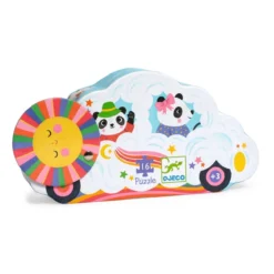 Djeco - Puzzle: Wolkenauto