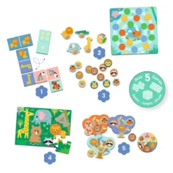 Alternative view of Djeco - Lernspiele: Wilde Tiere 5 Spiele