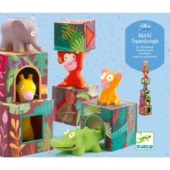 Djeco - Stapelturm Maxi Topanijungle